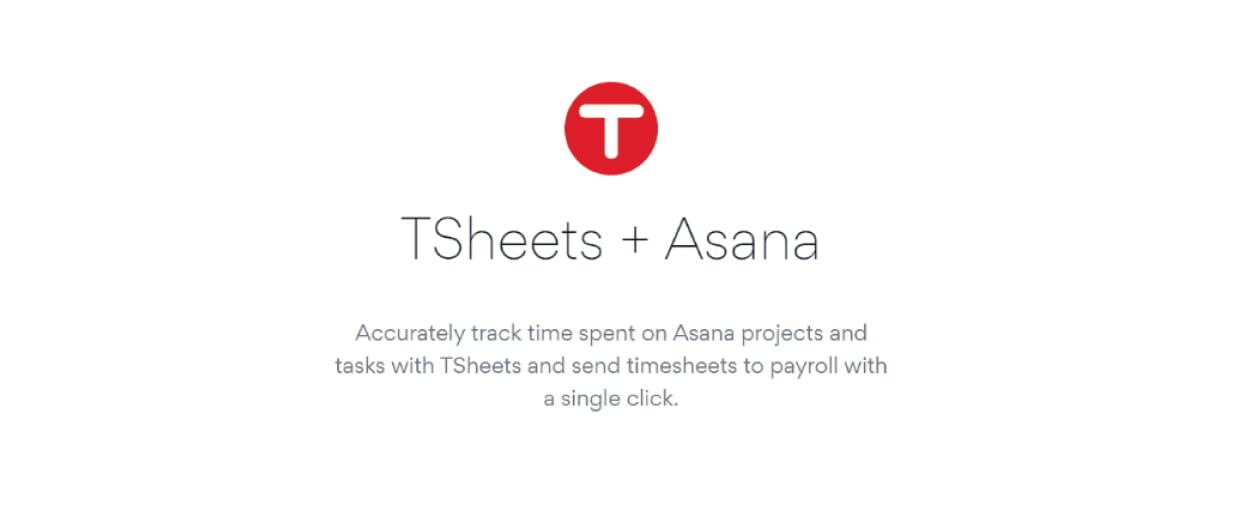 Our ASANA TSheets integration is now listed on the ASANA integrations page